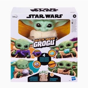 Star Wars The Mandalorian Galactic Snackin' Grogu Animatronic Action Figure
